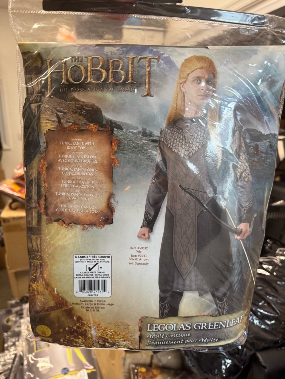 The Hobbit Legolas Greenleaf Kids Costume - Black/Grey